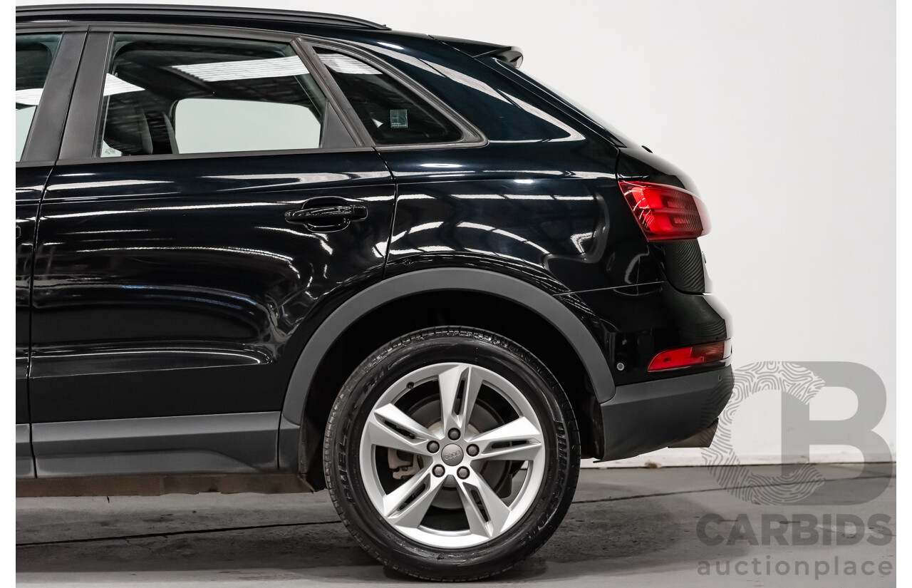7/2015 Audi Q3 2.0 TDI Quattro (AWD) 8U MY15 4d Wagon Black Turbo Diesel 2.0L