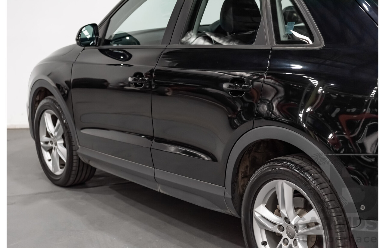 7/2015 Audi Q3 2.0 TDI Quattro (AWD) 8U MY15 4d Wagon Black Turbo Diesel 2.0L
