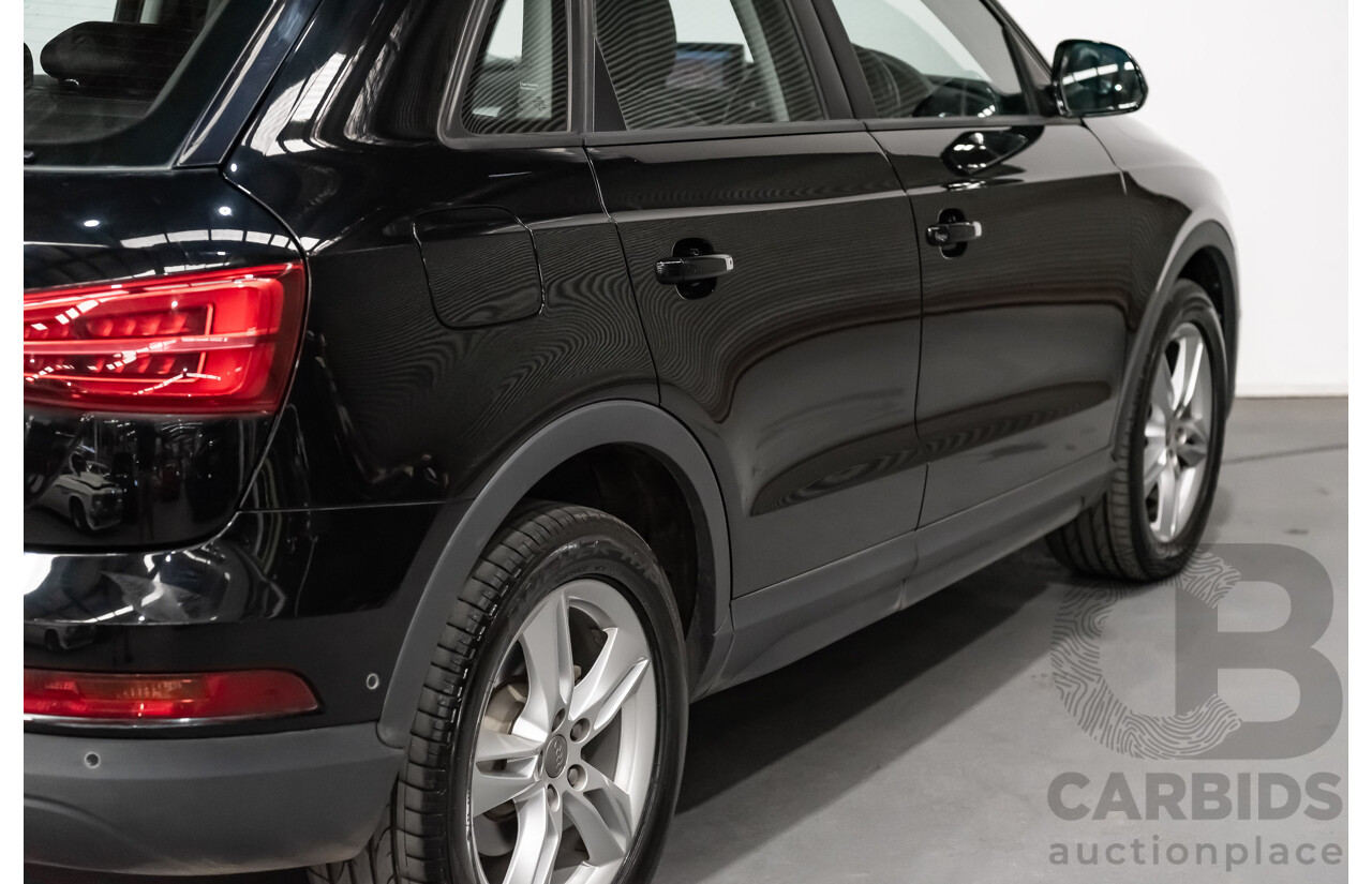 7/2015 Audi Q3 2.0 TDI Quattro (AWD) 8U MY15 4d Wagon Black Turbo Diesel 2.0L