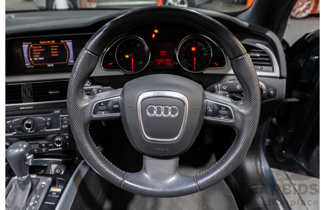 5/2011 Audi A5 2.0 TFSI Quattro (AWD) 8T MY11 2d Cabriolet Grey Turbo 2.0L