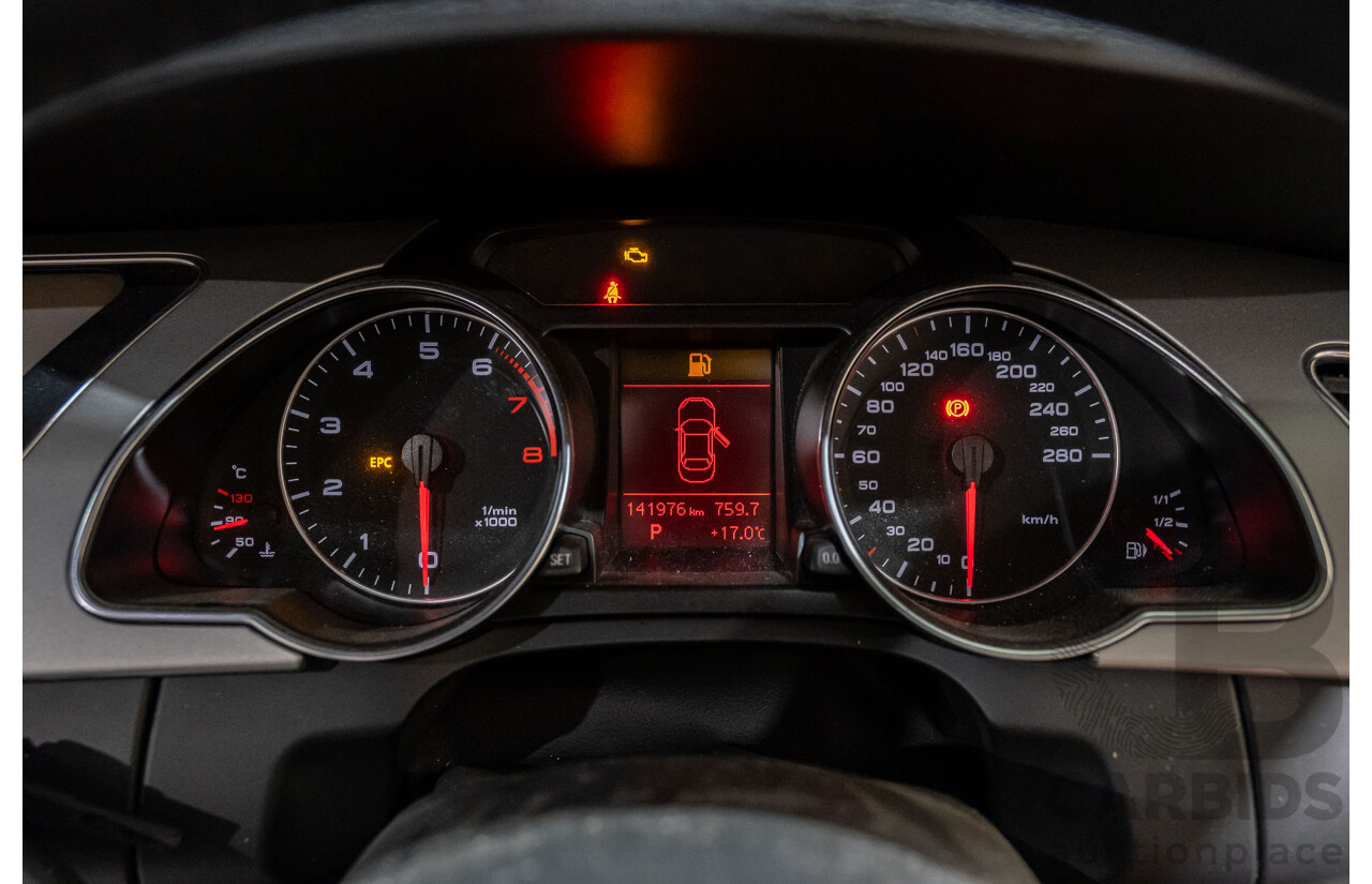 5/2011 Audi A5 2.0 TFSI Quattro (AWD) 8T MY11 2d Cabriolet Grey Turbo 2.0L