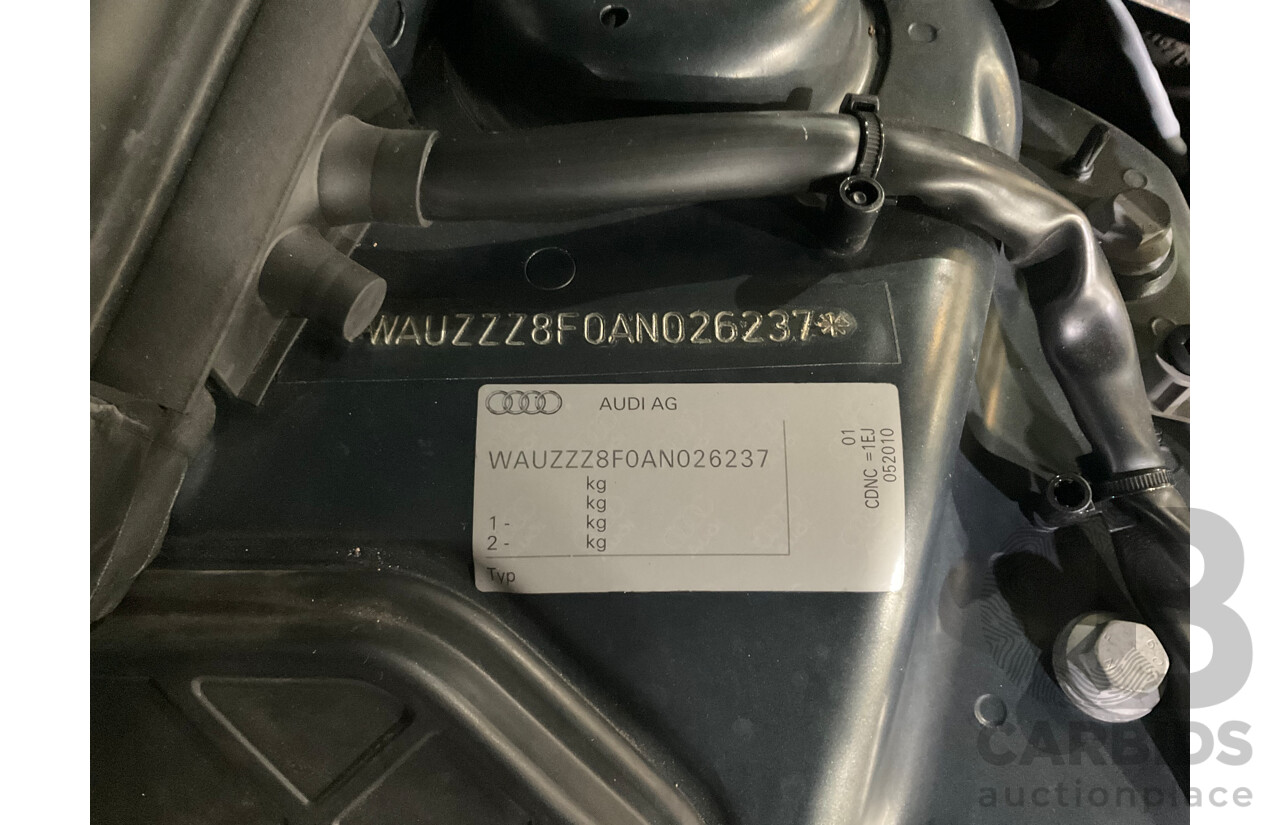 5/2011 Audi A5 2.0 TFSI Quattro (AWD) 8T MY11 2d Cabriolet Grey Turbo 2.0L