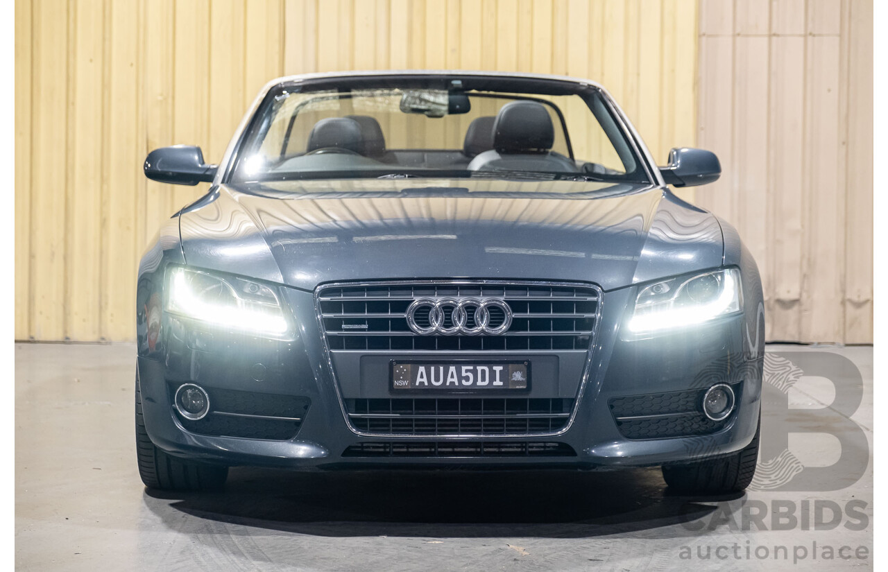 5/2011 Audi A5 2.0 TFSI Quattro (AWD) 8T MY11 2d Cabriolet Grey Turbo 2.0L
