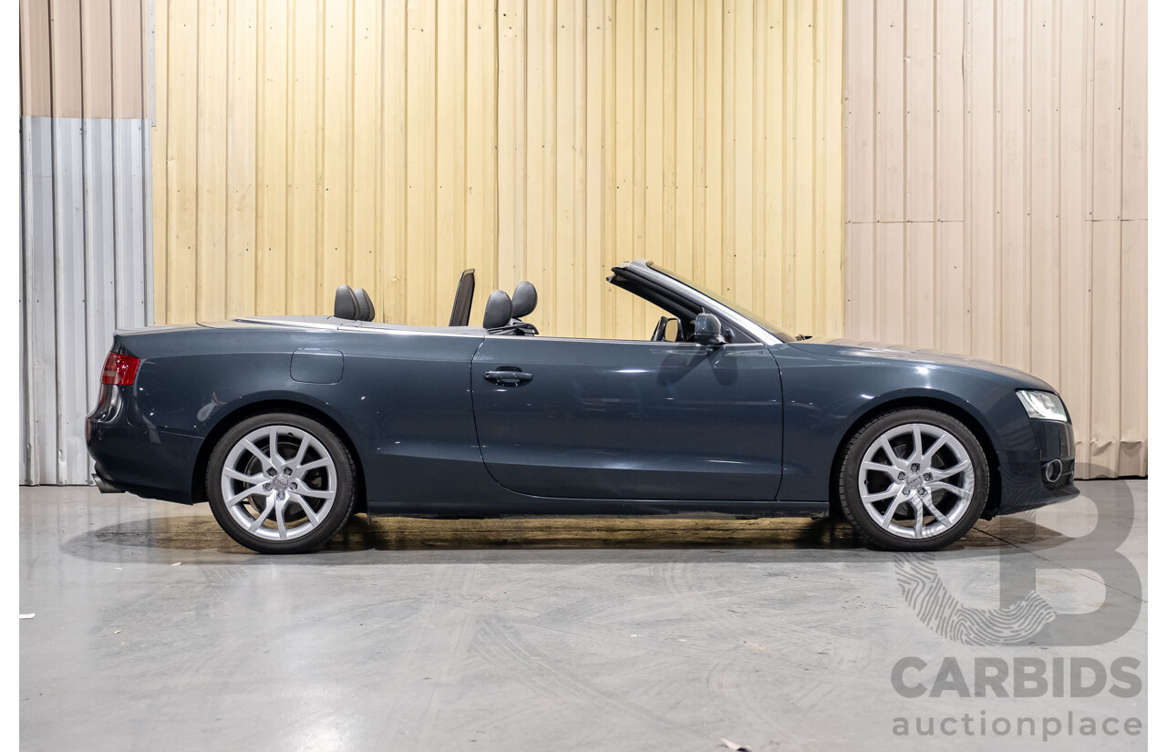 5/2011 Audi A5 2.0 TFSI Quattro (AWD) 8T MY11 2d Cabriolet Grey Turbo 2.0L