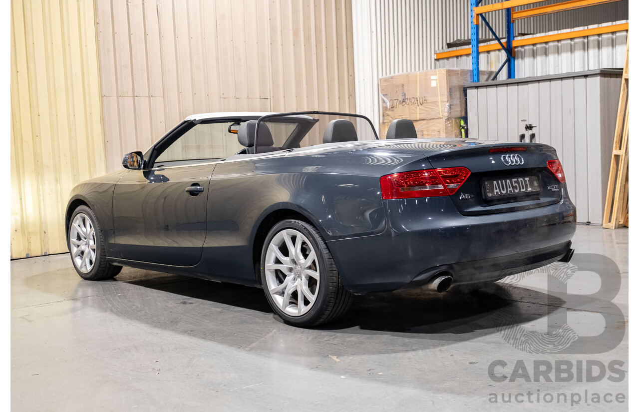 5/2011 Audi A5 2.0 TFSI Quattro (AWD) 8T MY11 2d Cabriolet Grey Turbo 2.0L
