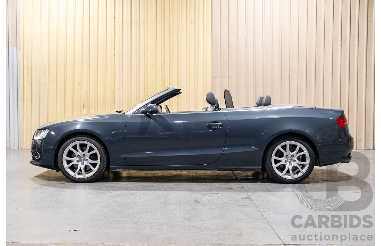 5/2011 Audi A5 2.0 TFSI Quattro (AWD) 8T MY11 2d Cabriolet Grey Turbo 2.0L