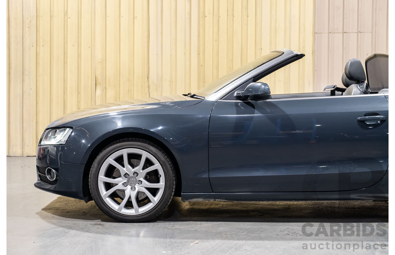 5/2011 Audi A5 2.0 TFSI Quattro (AWD) 8T MY11 2d Cabriolet Grey Turbo 2.0L