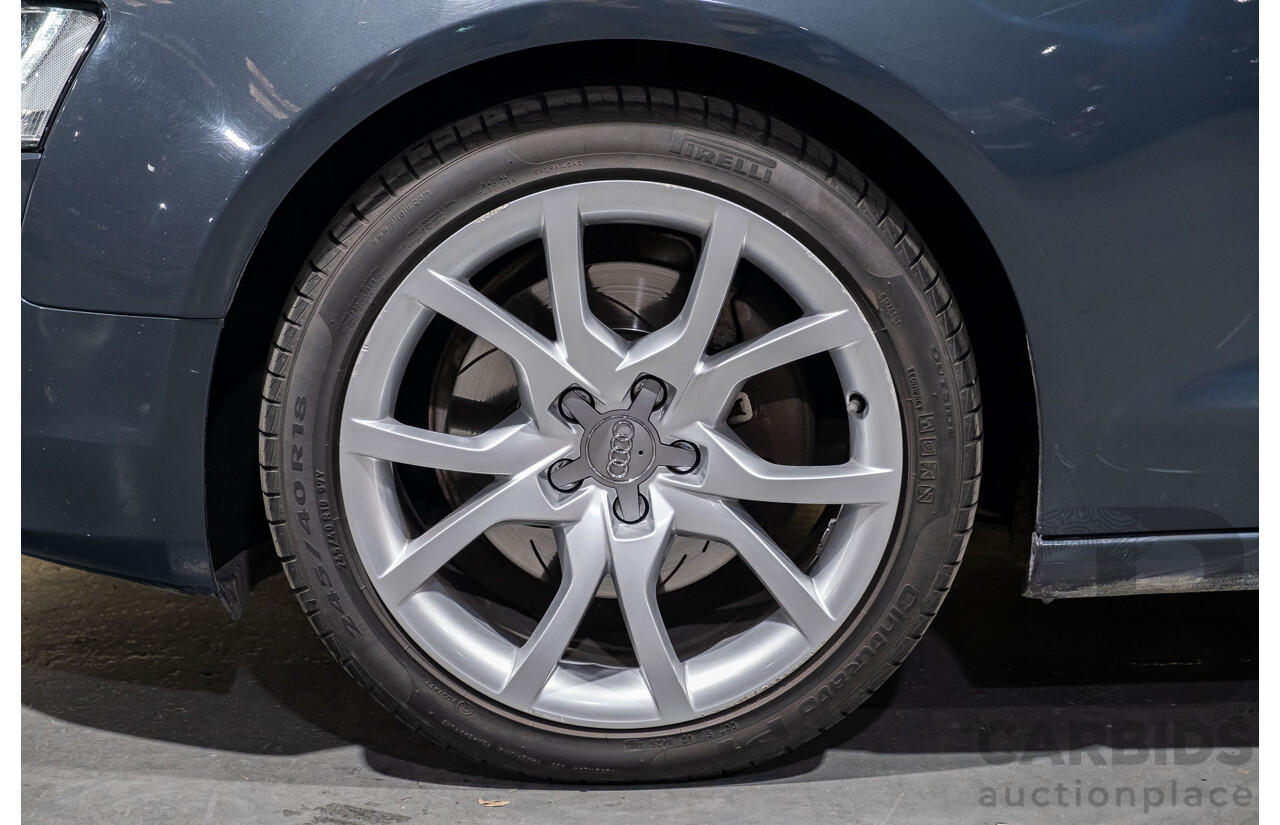 5/2011 Audi A5 2.0 TFSI Quattro (AWD) 8T MY11 2d Cabriolet Grey Turbo 2.0L