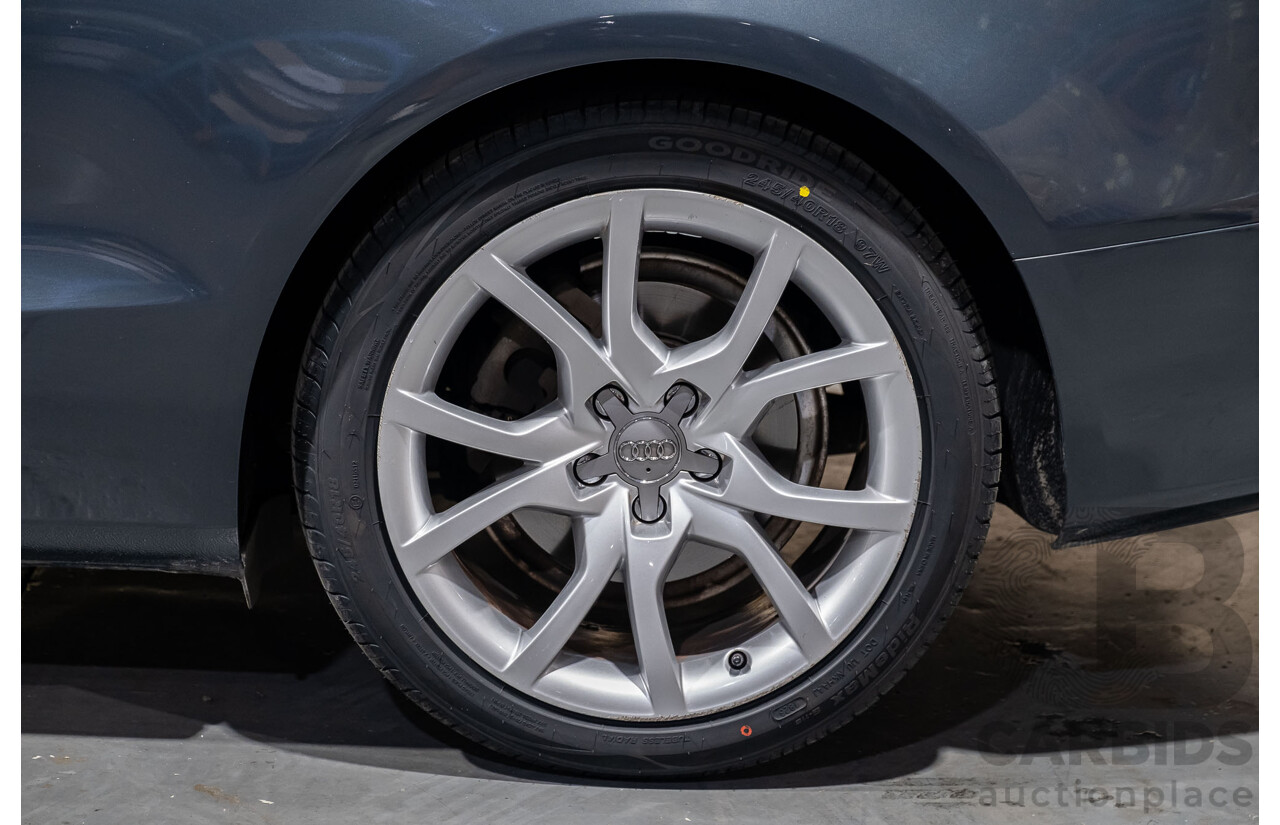 5/2011 Audi A5 2.0 TFSI Quattro (AWD) 8T MY11 2d Cabriolet Grey Turbo 2.0L