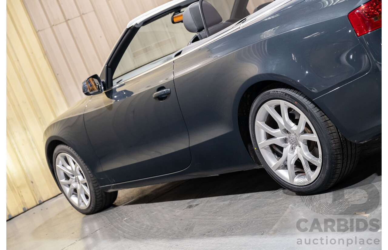 5/2011 Audi A5 2.0 TFSI Quattro (AWD) 8T MY11 2d Cabriolet Grey Turbo 2.0L