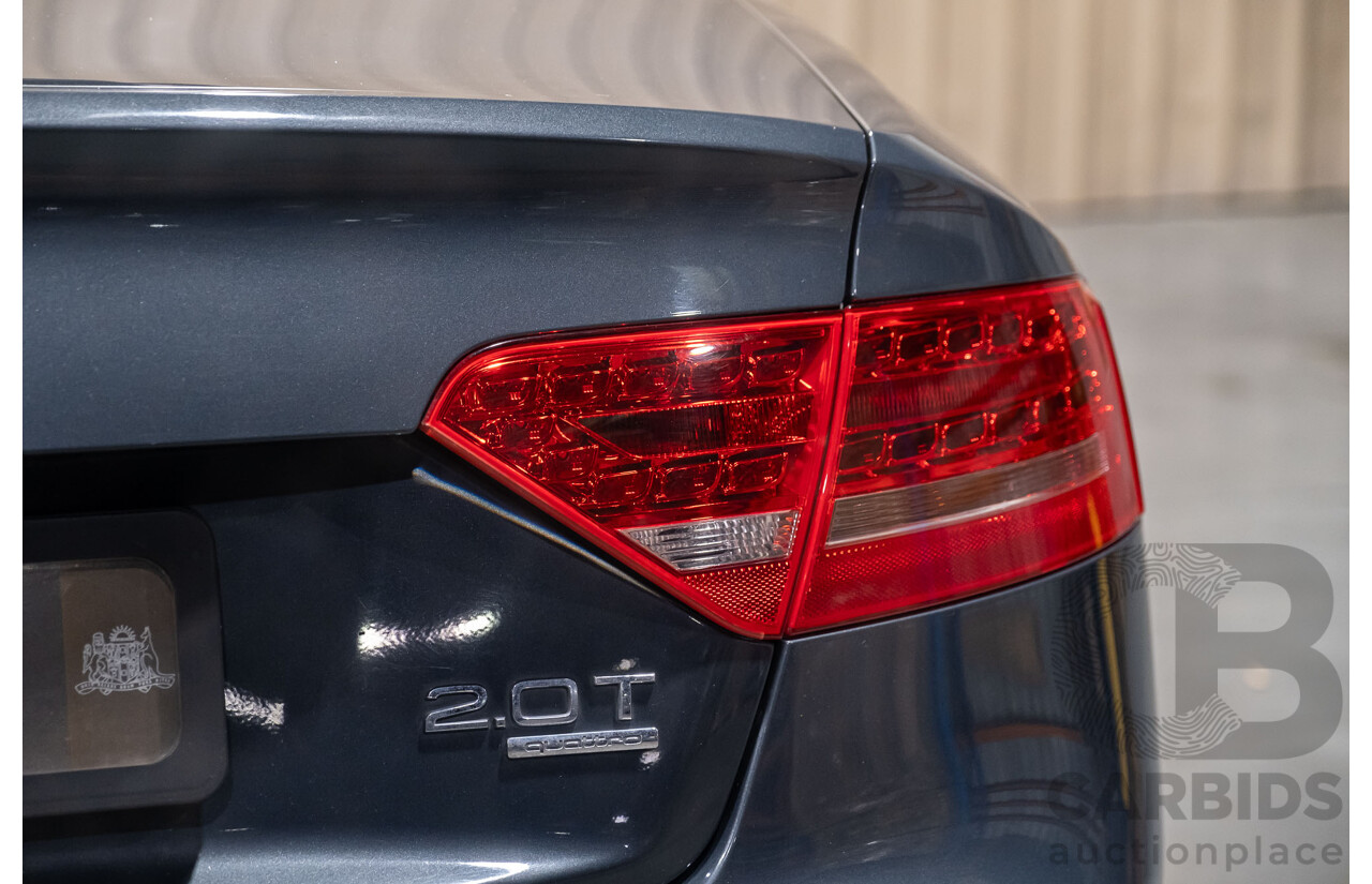 5/2011 Audi A5 2.0 TFSI Quattro (AWD) 8T MY11 2d Cabriolet Grey Turbo 2.0L