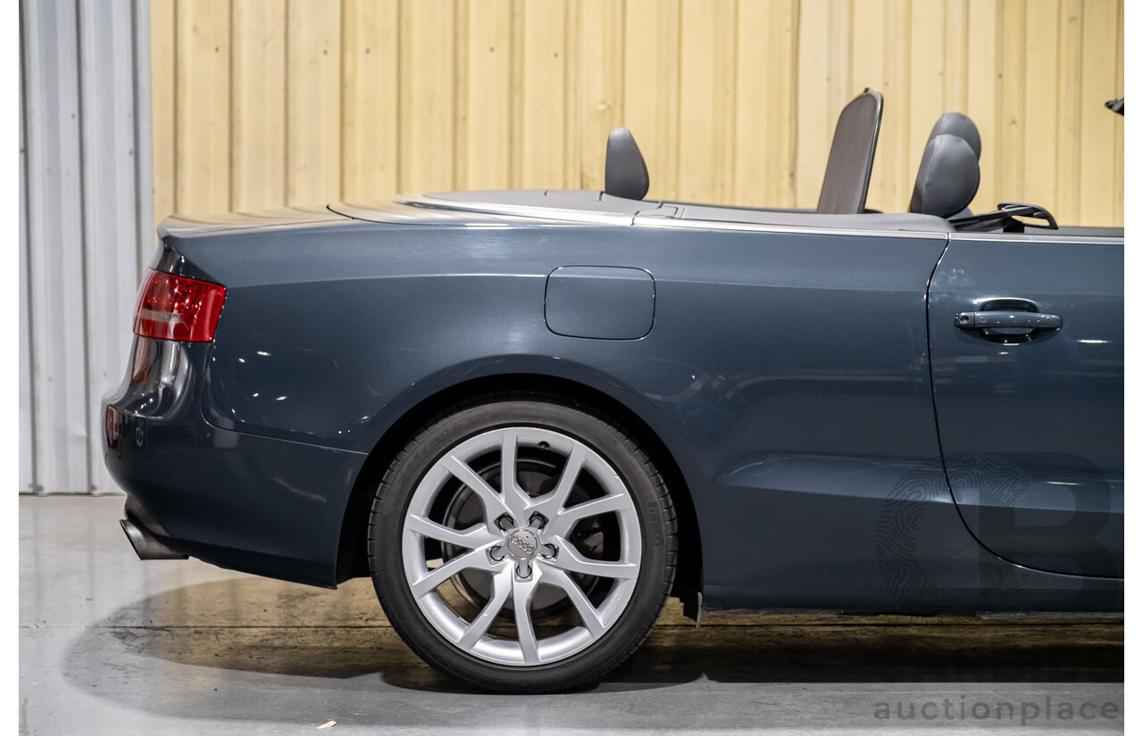 5/2011 Audi A5 2.0 TFSI Quattro (AWD) 8T MY11 2d Cabriolet Grey Turbo 2.0L