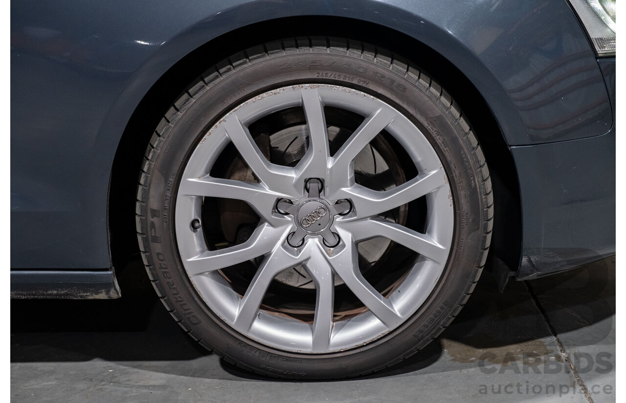 5/2011 Audi A5 2.0 TFSI Quattro (AWD) 8T MY11 2d Cabriolet Grey Turbo 2.0L