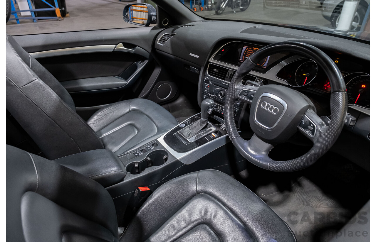 5/2011 Audi A5 2.0 TFSI Quattro (AWD) 8T MY11 2d Cabriolet Grey Turbo 2.0L