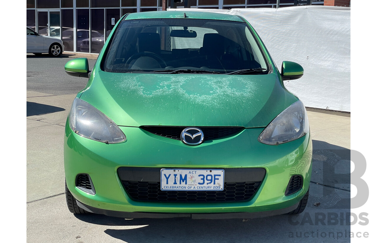 4/2009 Mazda Mazda2 NEO DE 3d Hatchback Green 1.5L