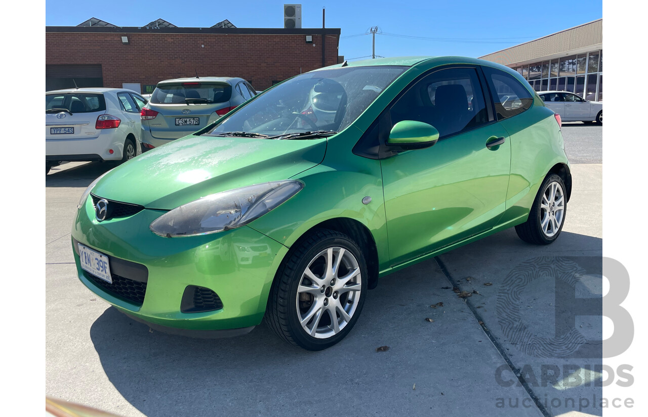 4/2009 Mazda Mazda2 NEO DE 3d Hatchback Green 1.5L