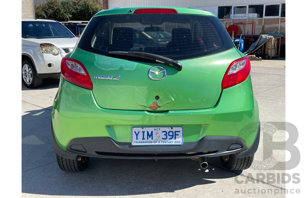 4/2009 Mazda Mazda2 NEO DE 3d Hatchback Green 1.5L