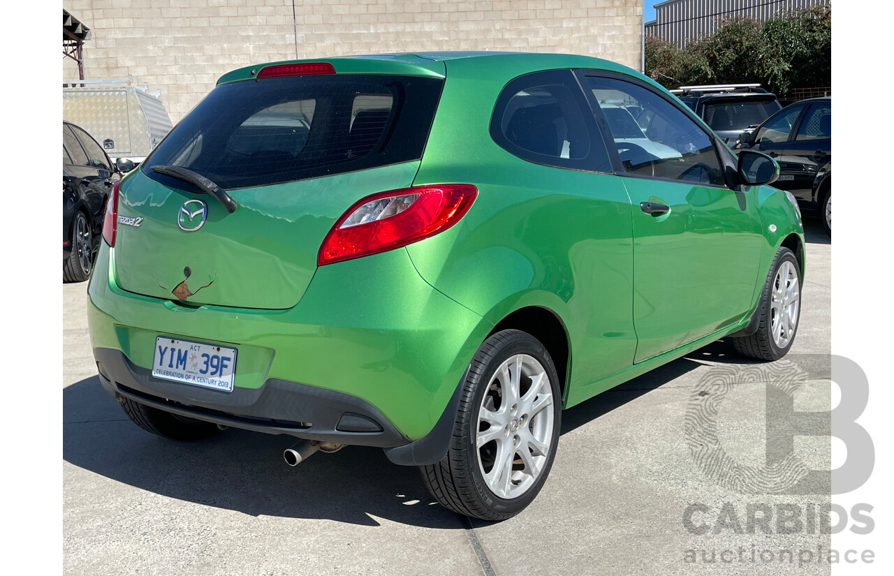 4/2009 Mazda Mazda2 NEO DE 3d Hatchback Green 1.5L
