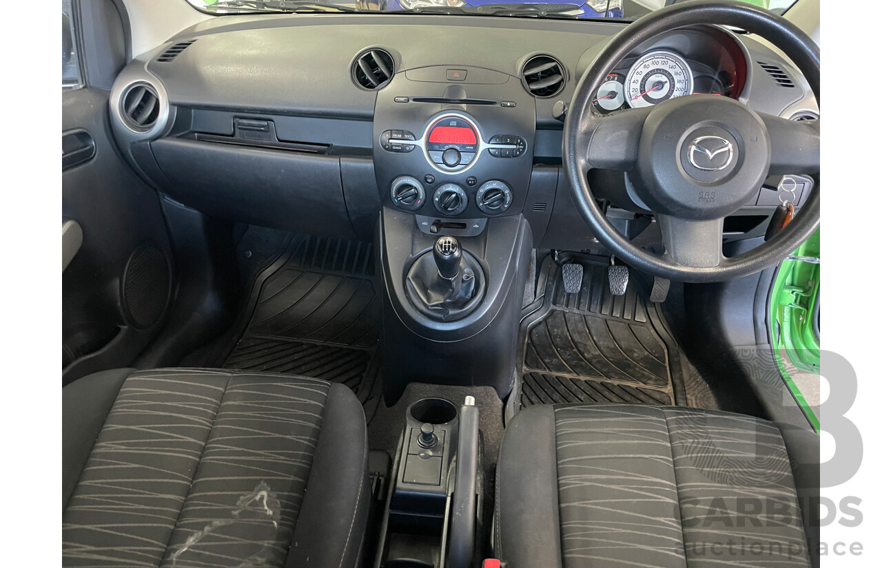 4/2009 Mazda Mazda2 NEO DE 3d Hatchback Green 1.5L