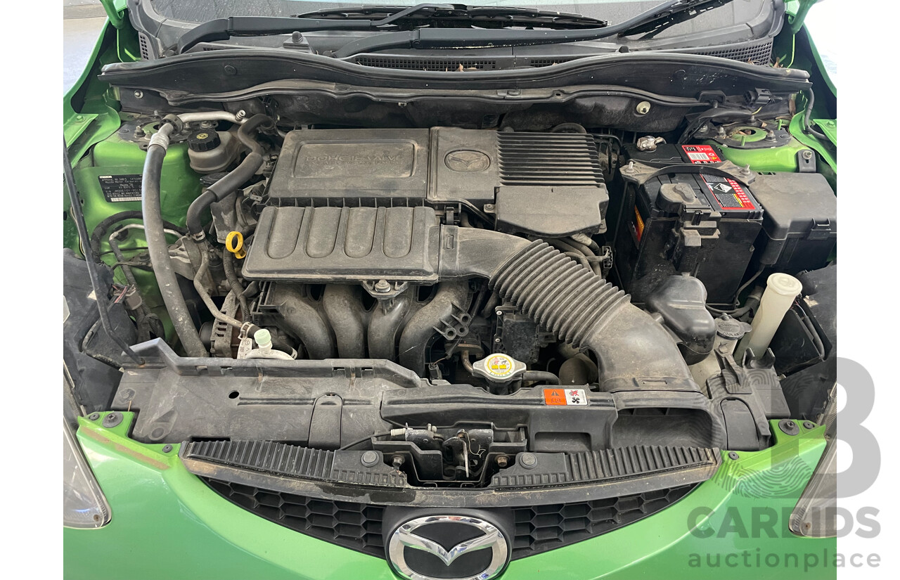 4/2009 Mazda Mazda2 NEO DE 3d Hatchback Green 1.5L