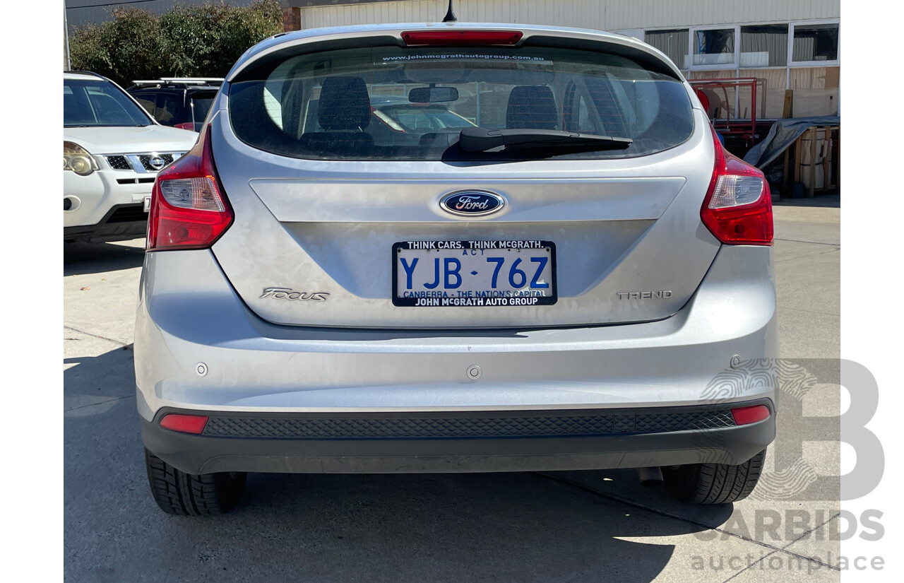 9/2012 Ford Focus Trend LW MK2 5d Hatchback Silver 2.0L