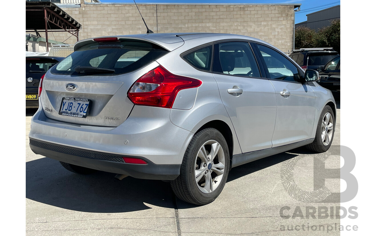9/2012 Ford Focus Trend LW MK2 5d Hatchback Silver 2.0L