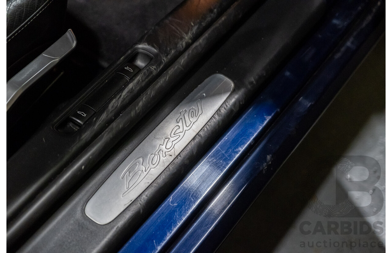 4/2006 Porsche Boxster 987 2d Roadster Lapis Blue 2.7L