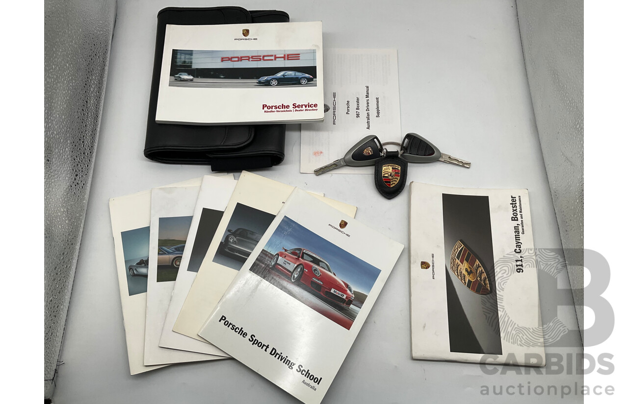 4/2006 Porsche Boxster 987 2d Roadster Lapis Blue 2.7L