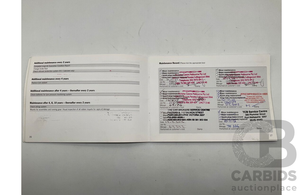 4/2006 Porsche Boxster 987 2d Roadster Lapis Blue 2.7L