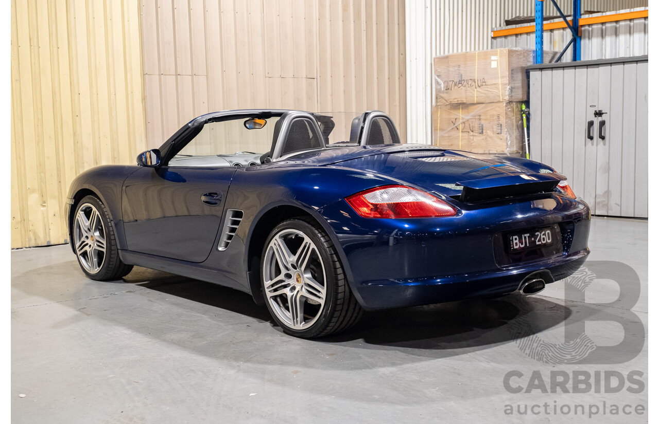 4/2006 Porsche Boxster 987 2d Roadster Lapis Blue 2.7L