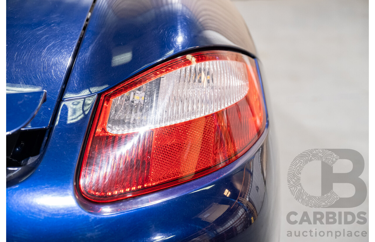 4/2006 Porsche Boxster 987 2d Roadster Lapis Blue 2.7L