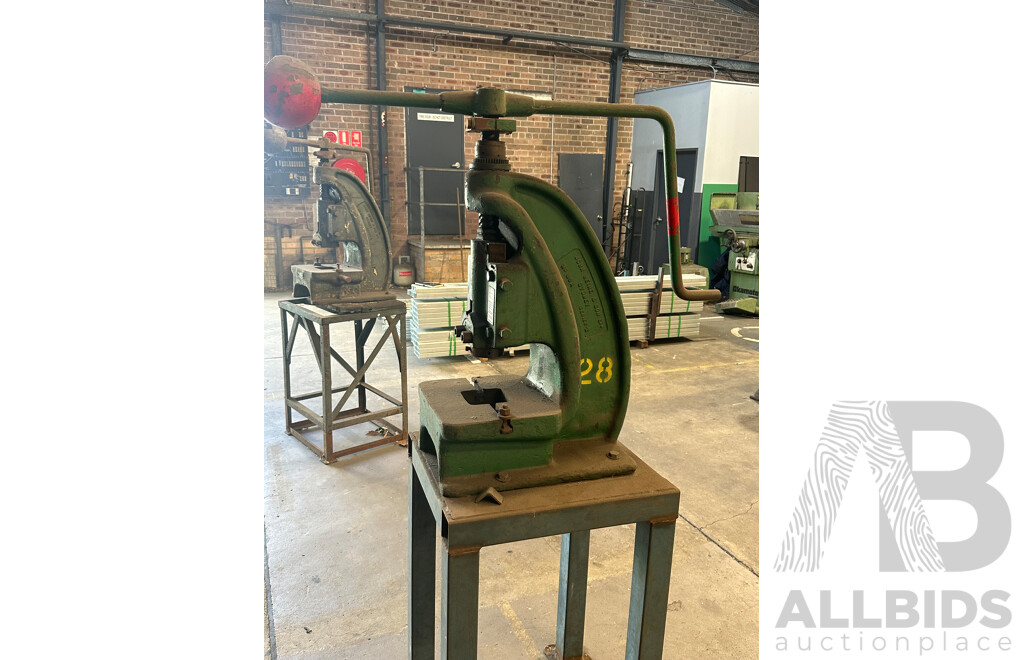 John Heine  Bench Screw Press  88A Series 2