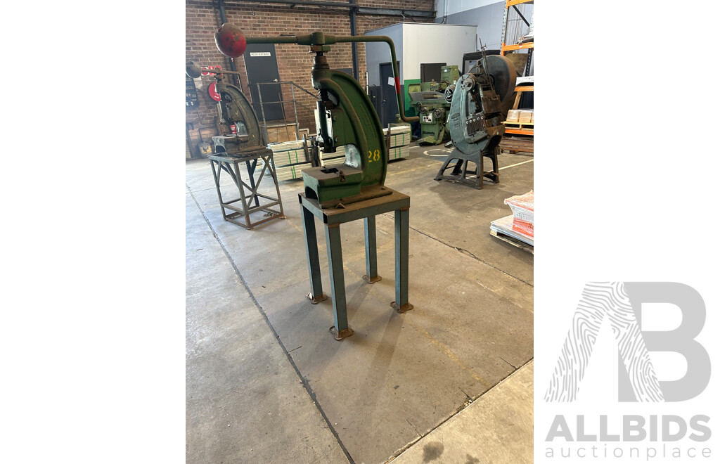 John Heine  Bench Screw Press  88A Series 2