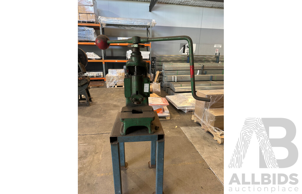 John Heine  Bench Screw Press  88A Series 2