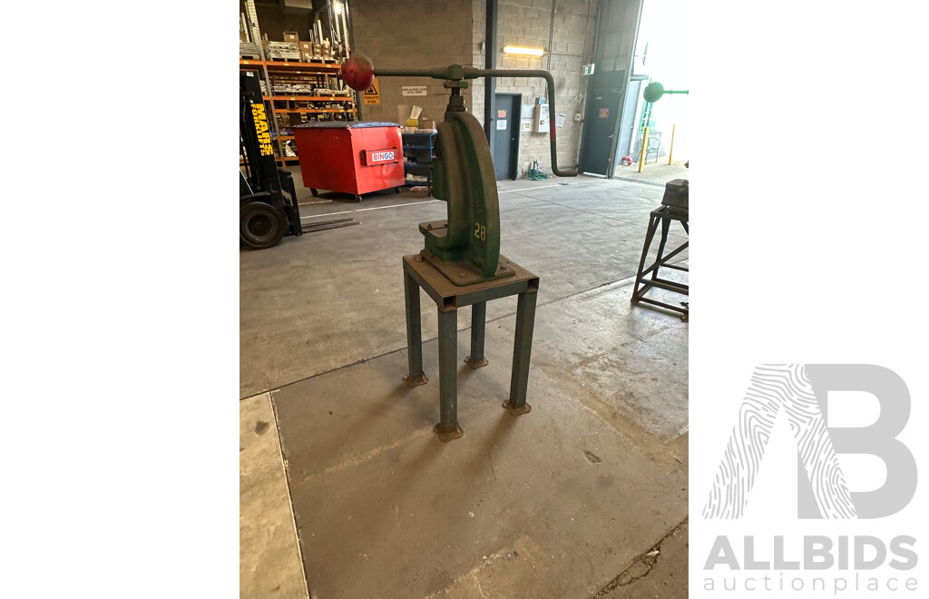 John Heine  Bench Screw Press  88A Series 2