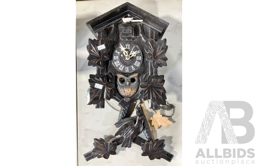 Vintage Poppo Tezuka Cuckoo Clock
