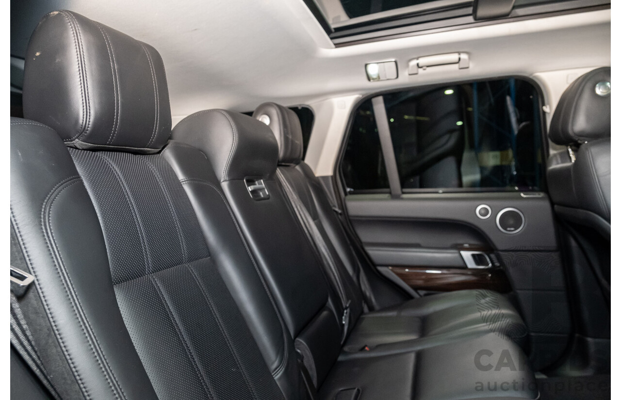 9/2015 Land Rover Range Rover Vogue SDV8 LG MY15.5 4d Wagon White Turbo Diesel V8 4.4L