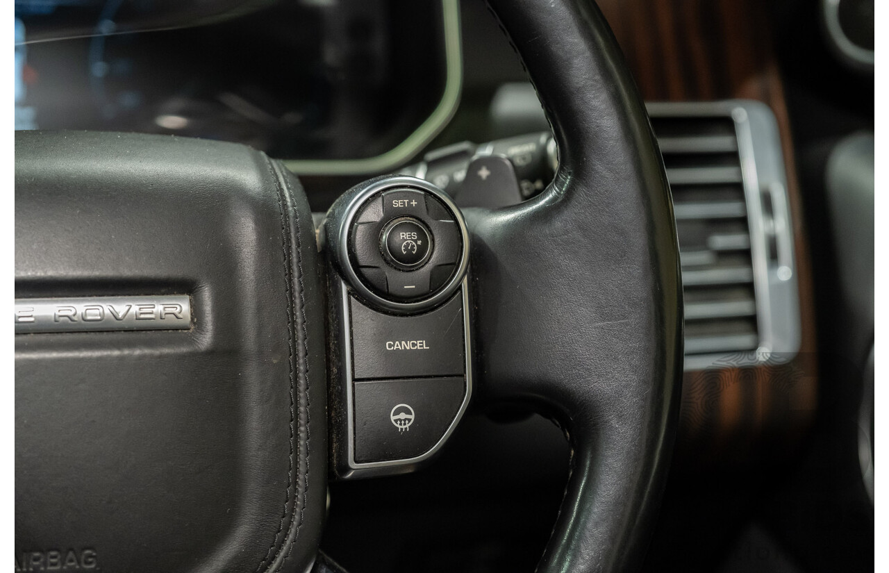 9/2015 Land Rover Range Rover Vogue SDV8 LG MY15.5 4d Wagon White Turbo Diesel V8 4.4L