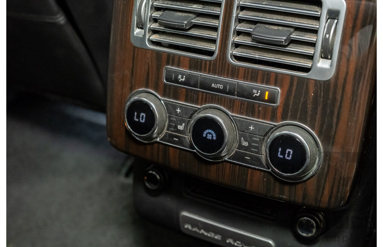 9/2015 Land Rover Range Rover Vogue SDV8 LG MY15.5 4d Wagon White Turbo Diesel V8 4.4L