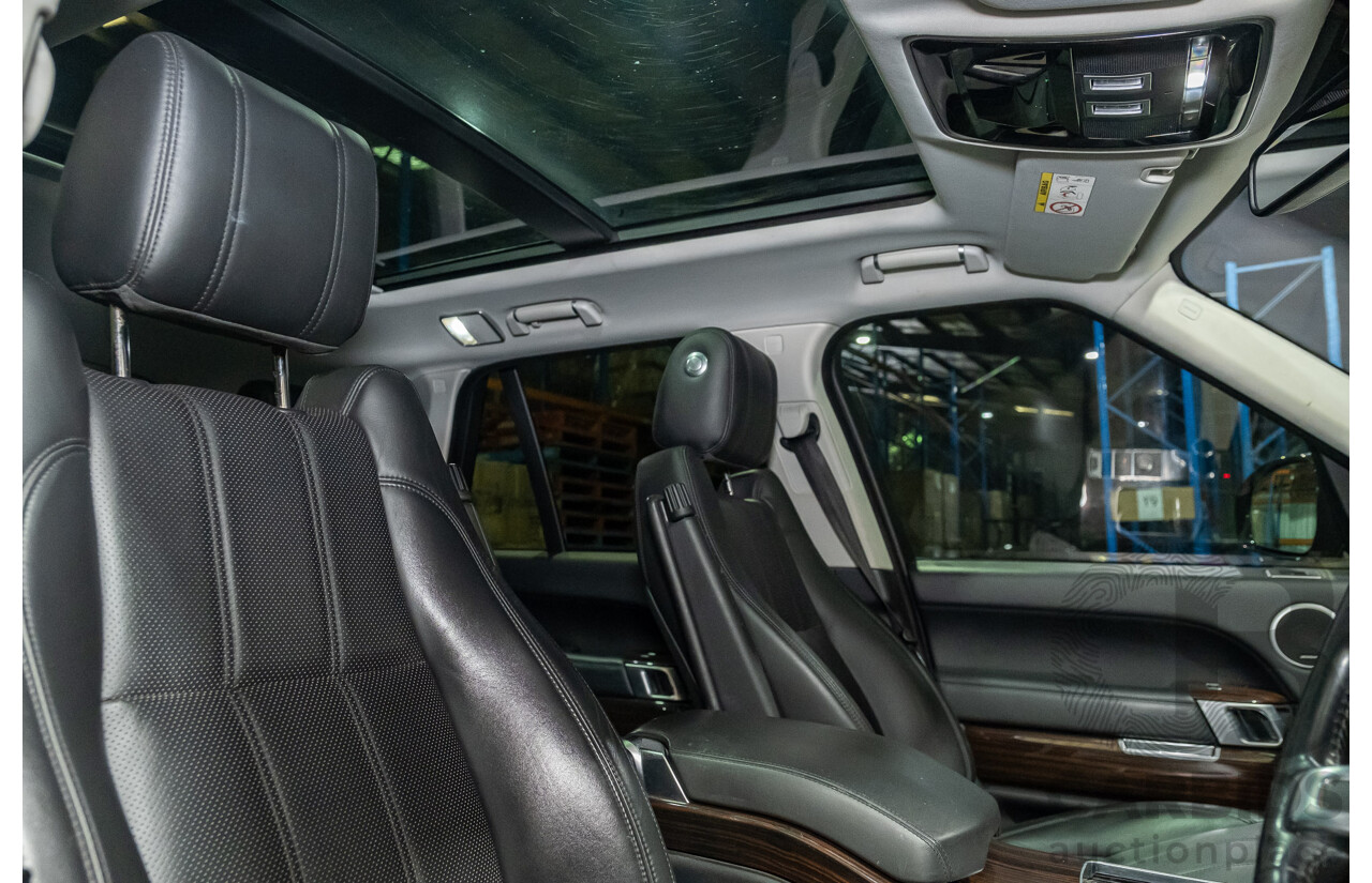 9/2015 Land Rover Range Rover Vogue SDV8 LG MY15.5 4d Wagon White Turbo Diesel V8 4.4L