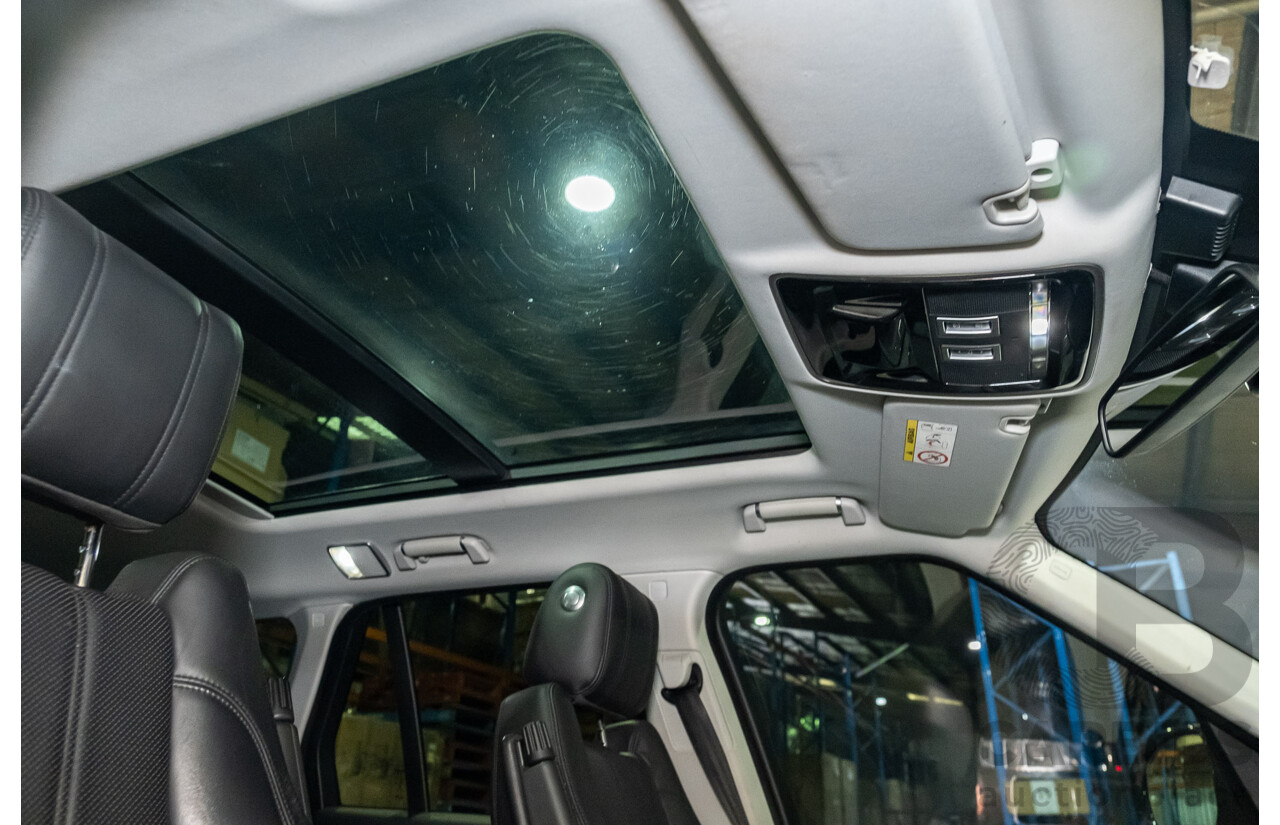 9/2015 Land Rover Range Rover Vogue SDV8 LG MY15.5 4d Wagon White Turbo Diesel V8 4.4L