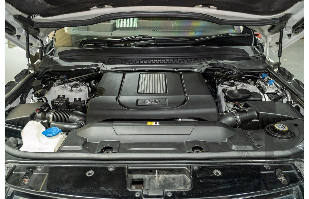 9/2015 Land Rover Range Rover Vogue SDV8 LG MY15.5 4d Wagon White Turbo Diesel V8 4.4L