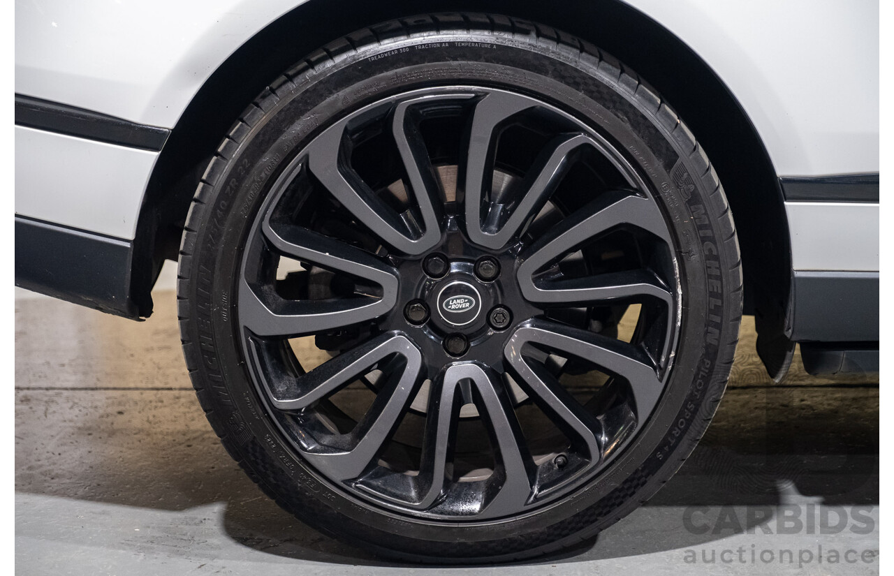 9/2015 Land Rover Range Rover Vogue SDV8 LG MY15.5 4d Wagon White Turbo Diesel V8 4.4L