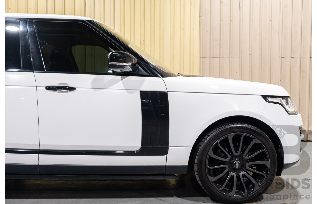9/2015 Land Rover Range Rover Vogue SDV8 LG MY15.5 4d Wagon White Turbo Diesel V8 4.4L