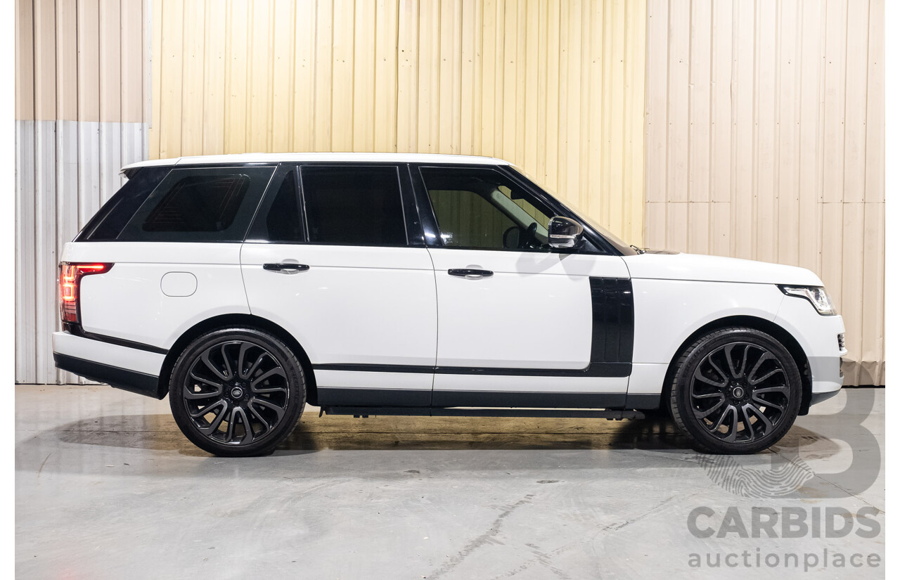 9/2015 Land Rover Range Rover Vogue SDV8 LG MY15.5 4d Wagon White Turbo Diesel V8 4.4L