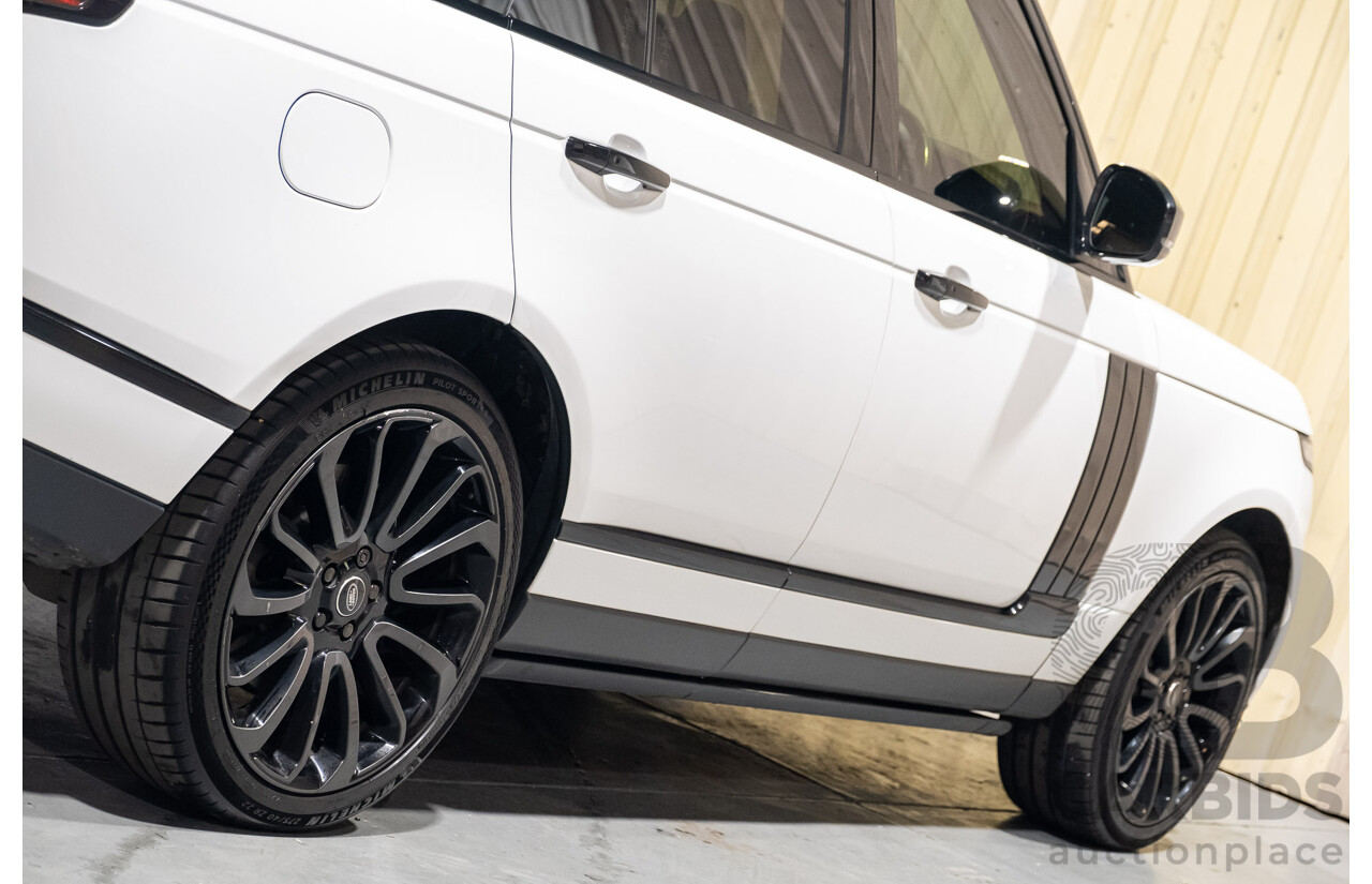 9/2015 Land Rover Range Rover Vogue SDV8 LG MY15.5 4d Wagon White Turbo Diesel V8 4.4L