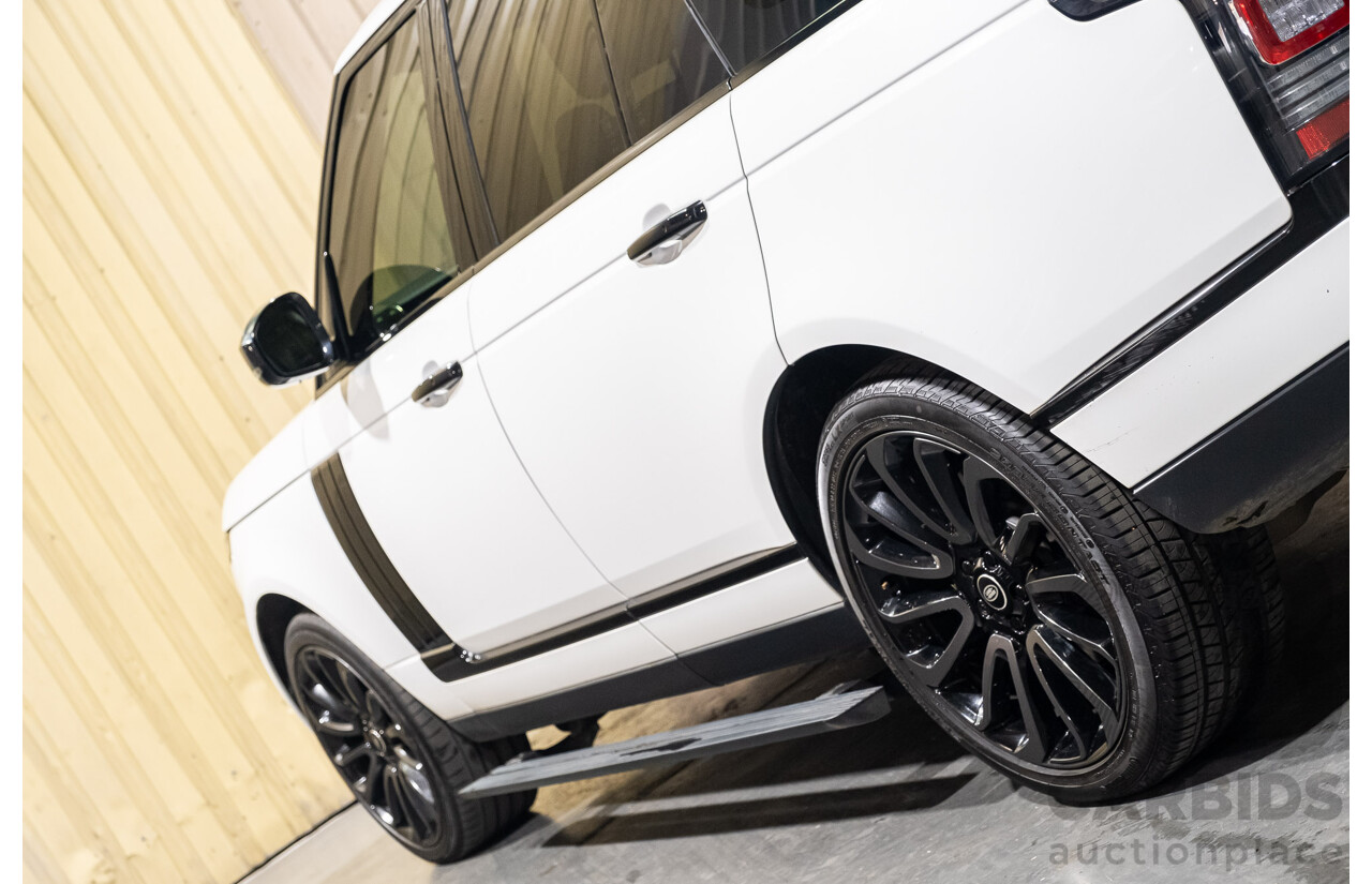 9/2015 Land Rover Range Rover Vogue SDV8 LG MY15.5 4d Wagon White Turbo Diesel V8 4.4L