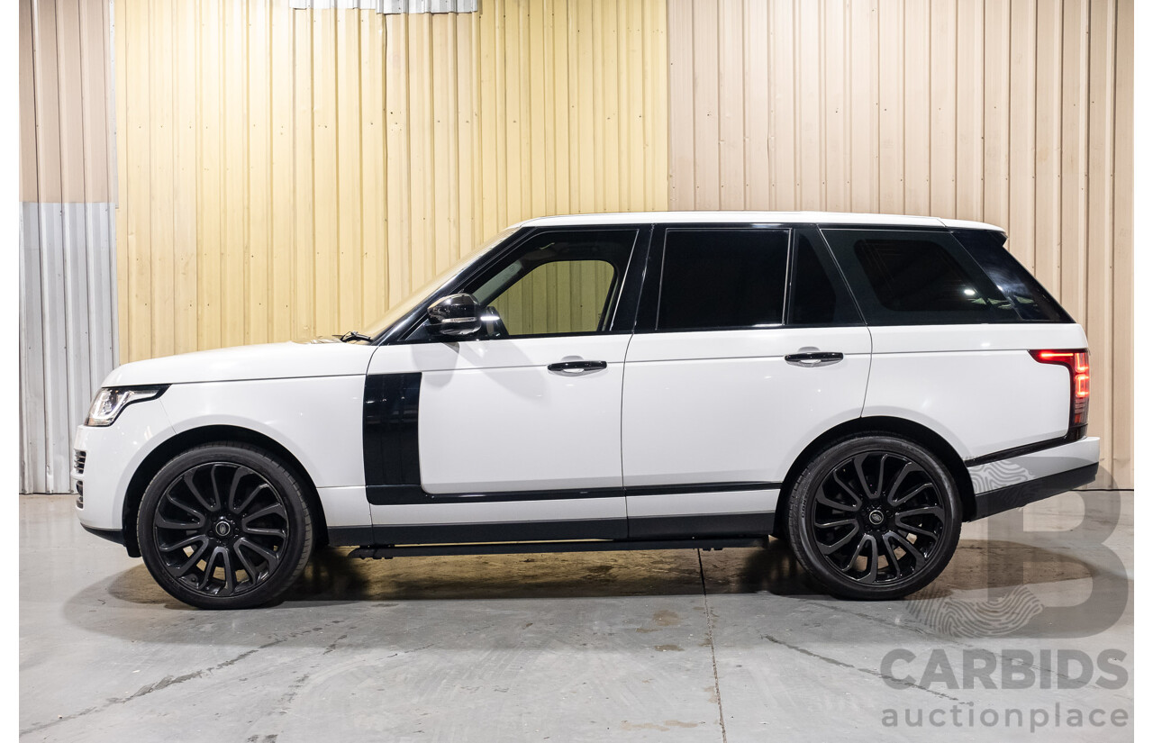 9/2015 Land Rover Range Rover Vogue SDV8 LG MY15.5 4d Wagon White Turbo Diesel V8 4.4L