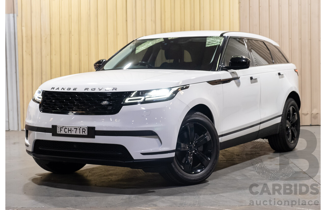 09/2017 Land Rover Range Rover Velar D180 (AWD) L560 MY18 5d Wagon Polaris White Turbo Diesel 2.0L