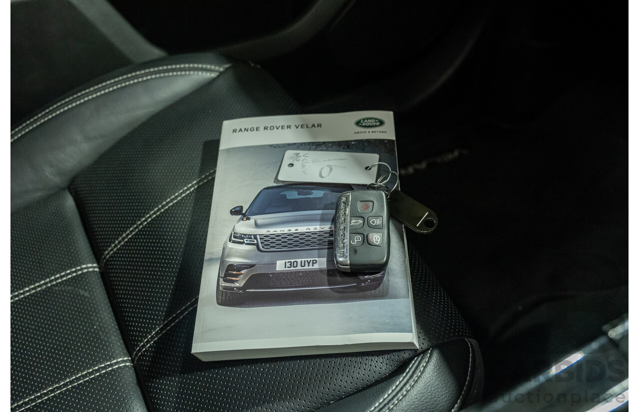 09/2017 Land Rover Range Rover Velar D180 (AWD) L560 MY18 5d Wagon Polaris White Turbo Diesel 2.0L